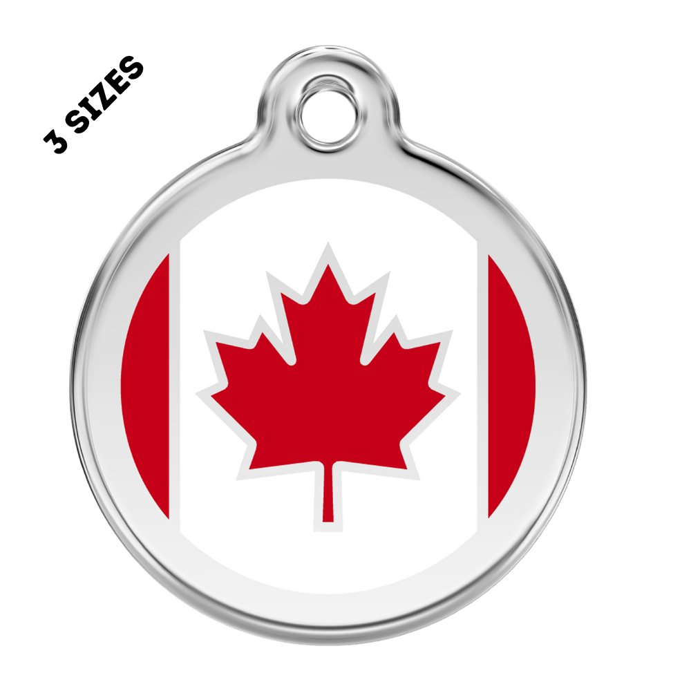 Canadian Fag Pet ID Tag
