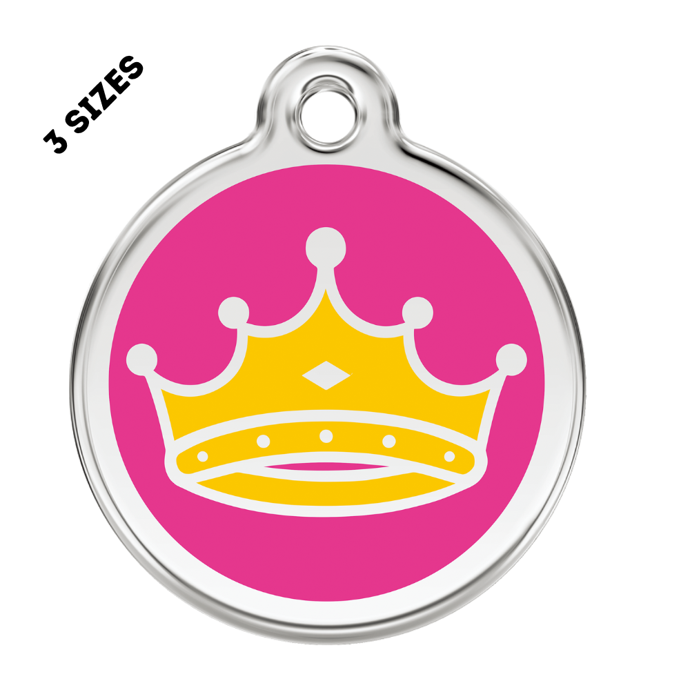 Queen's Crown Pet ID Tag