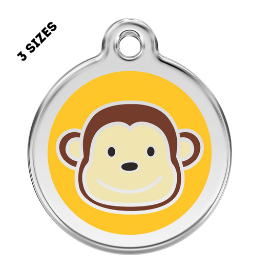 Monkey Pet ID Tag
