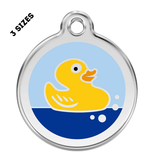 Rubber Duck Pet ID Tag