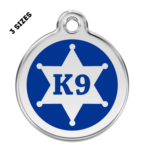 K9 Sheriff's Police Dog Pet Tag ID