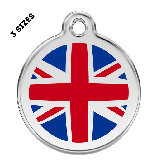 United Kingdom UK Flag Pet tag