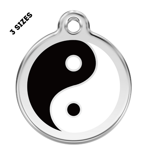 Yin Yang Pet ID Tag
